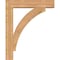 Ekena Millwork Thorton Block Smooth Bracket w/ Offset Brace, Western Red Cedar, 7 1/2"W x 36"D x 44"H BKT0806X36X44THR05SWR - alternate 3